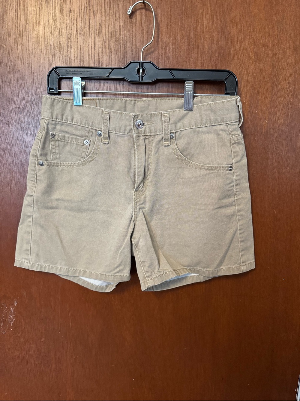 Levi's Tan Denim-Style Women's Shorts